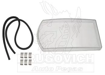 VIDRO FAROL PGR LADO DIREITO - DRUGOVICH