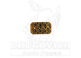 PLACA CARCAÇA VÁLVULA CILINDRO TRANSFERÊNCIA GR875/905,GRS/GRSO895/905,GRSO925 - DRUGOVICH