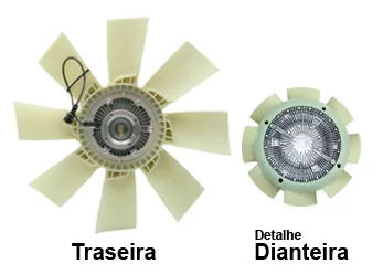 HÉLICE VENTILADOR FH12/13/16 11 PÁS MAGNÉTICA - BORGWARNER