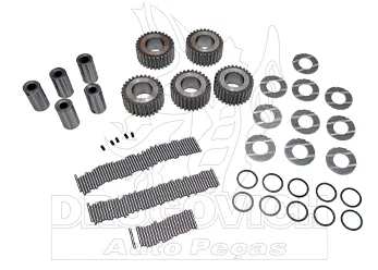 KIT ENGRENAGEM PLANETÁRIA CAIXA G210,240,280,281,330 - FORZA TRANSMISS